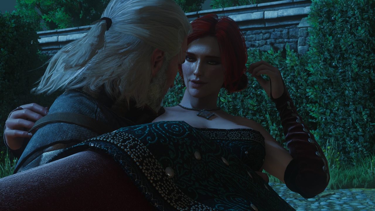 Geralt dan Triss di The Witcher 3 — pilihan yang berbekas